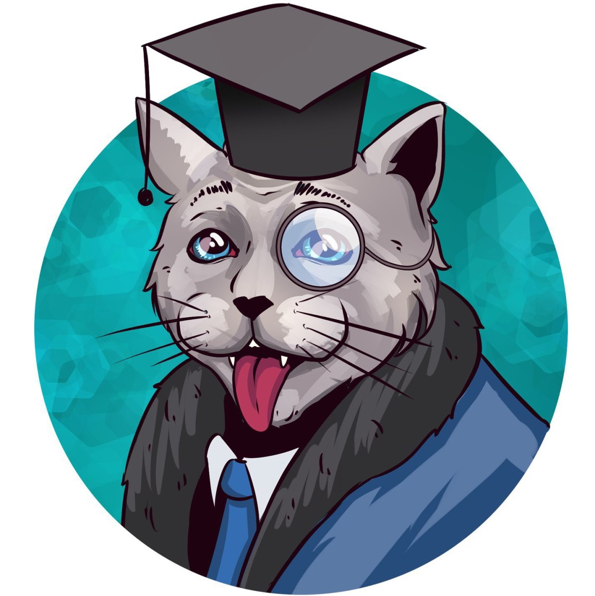 Котик с книжкой