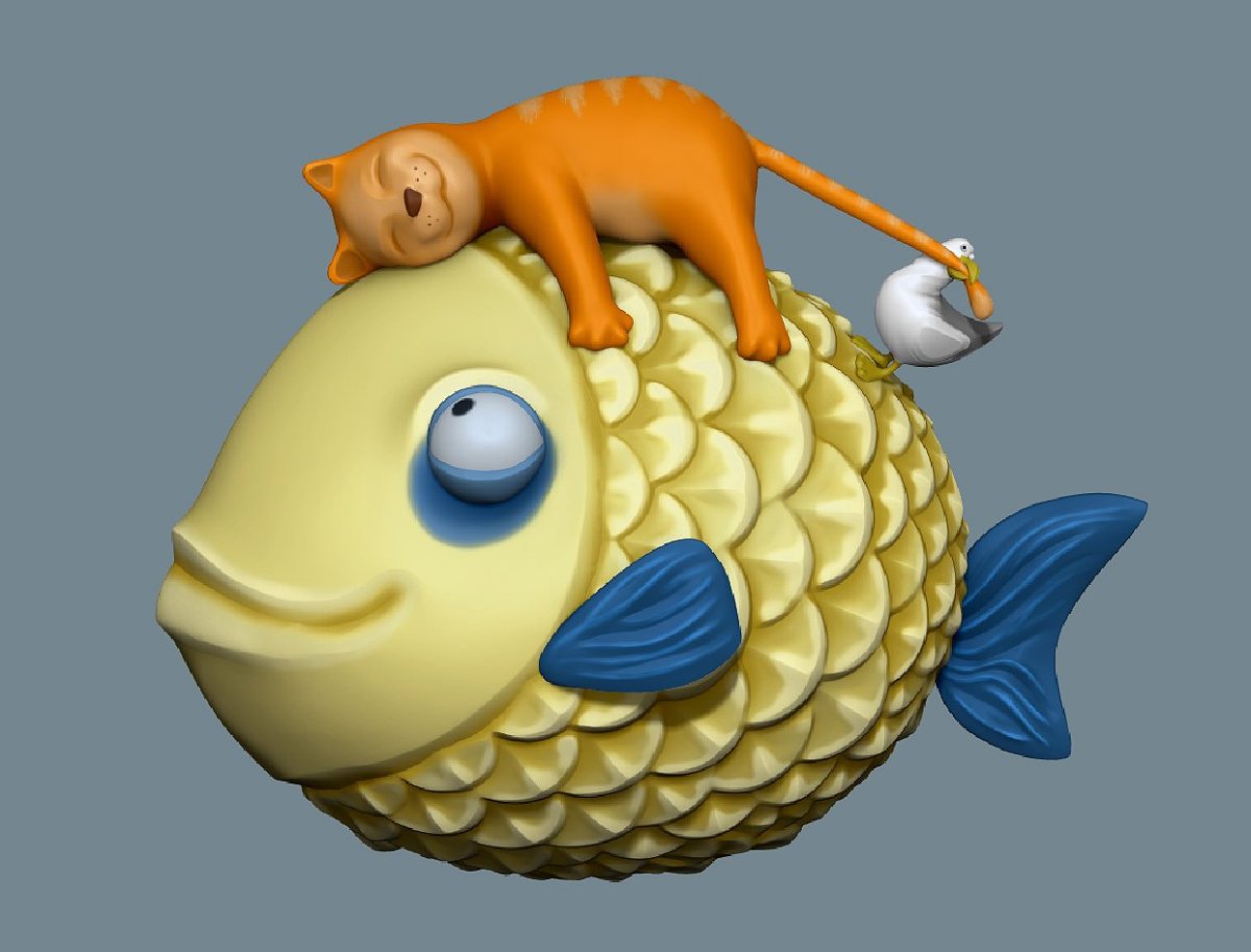 Забавные аквариумные рыбки