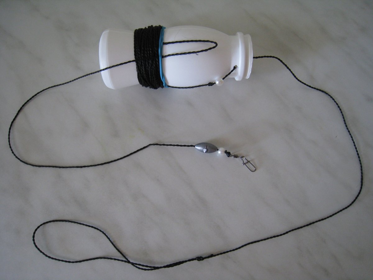 Оснастка жерлицы для зимней рыбалки на налима