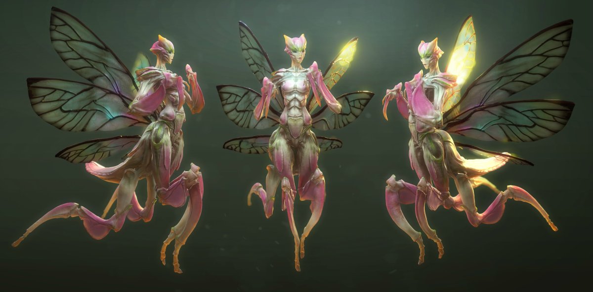 Инсектоиды богомолы Королева