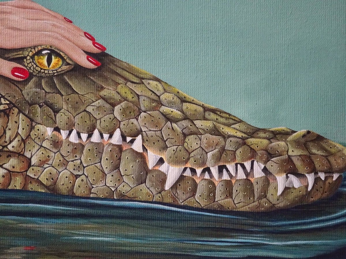 Крокодил сюрреализм