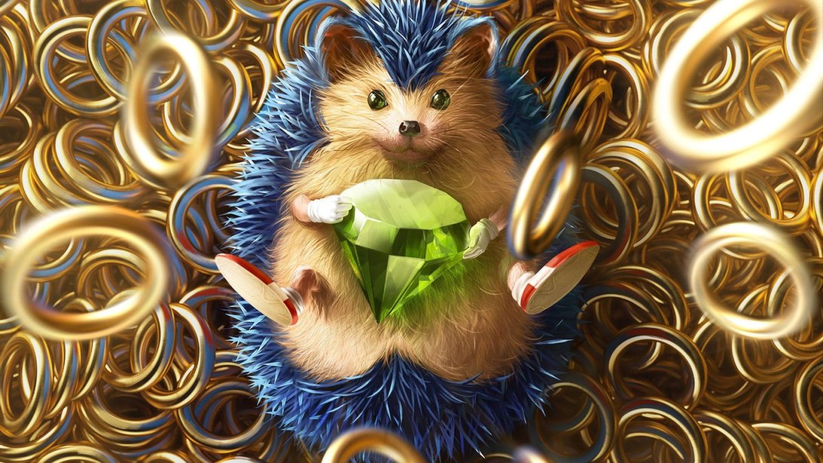 Ежик акварель