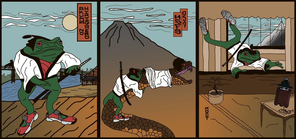 Жаба против гадюки