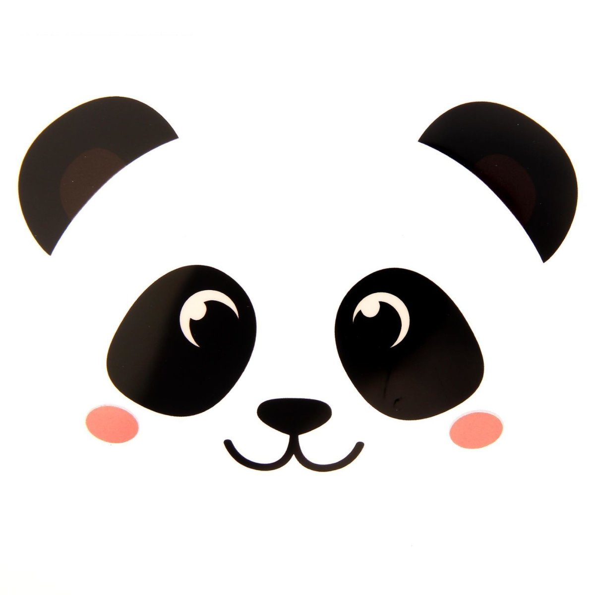 Мордочка панды вектор