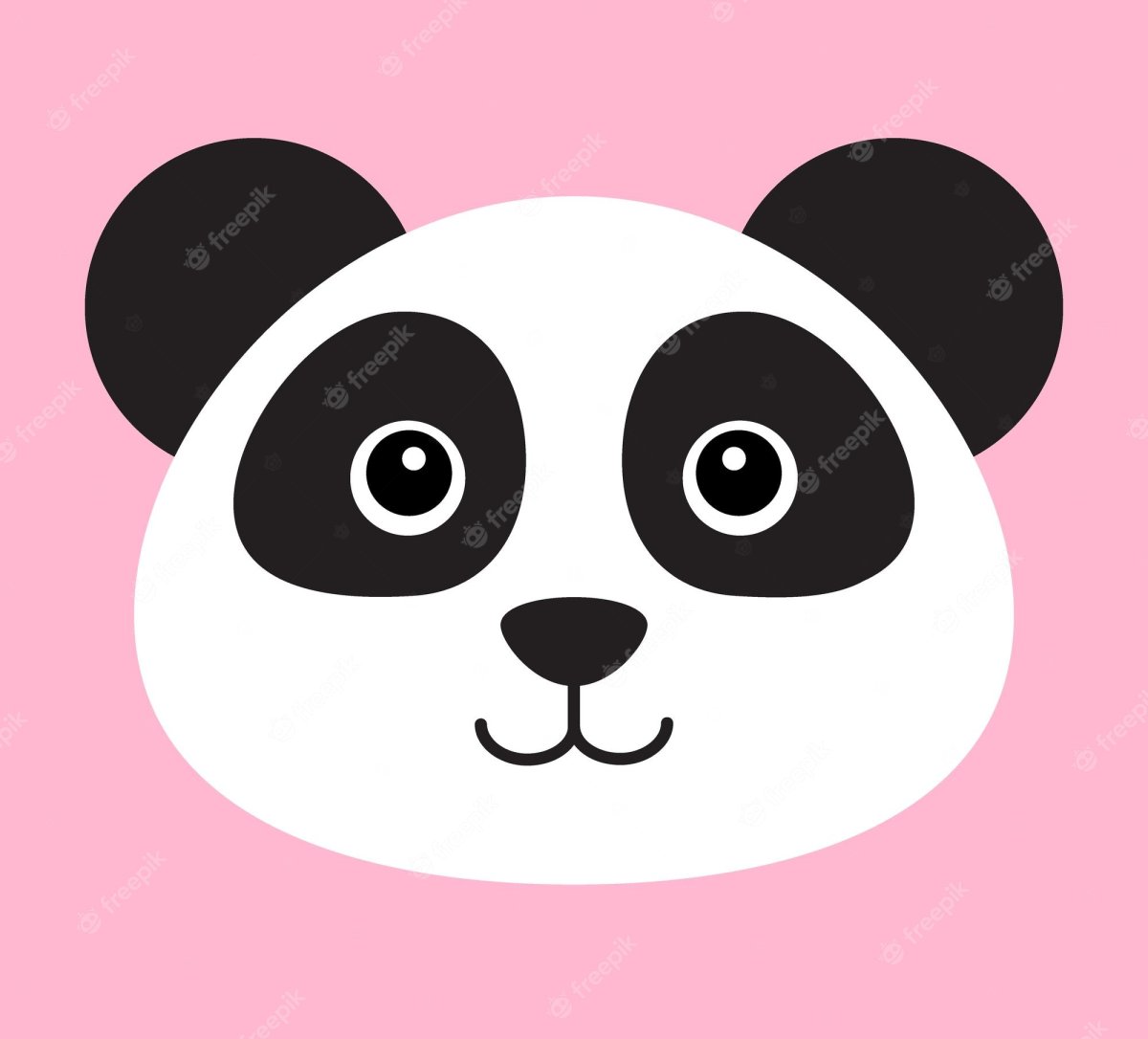 Лицо панды