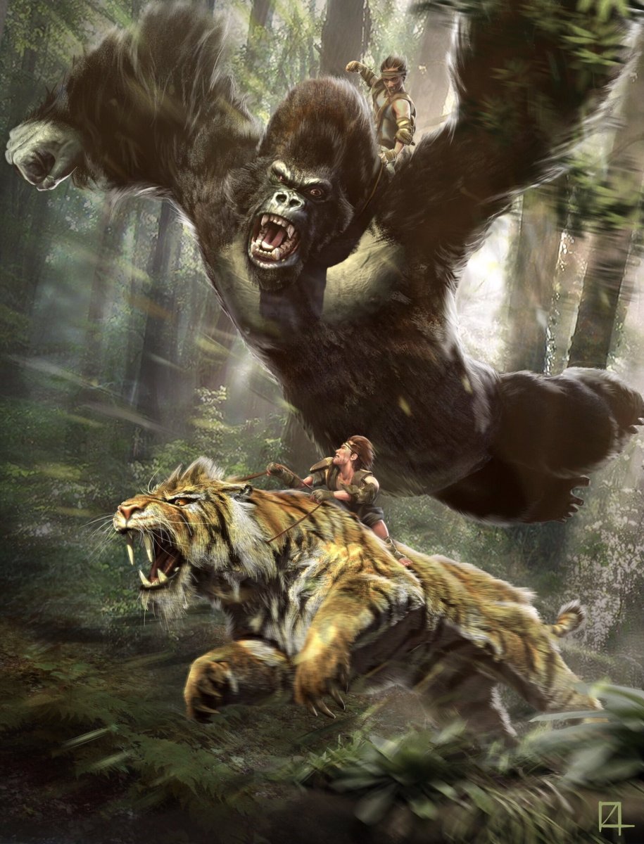 Обезьяна гамадрил