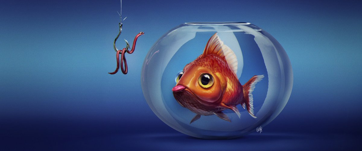 Золотая рыбка крючком