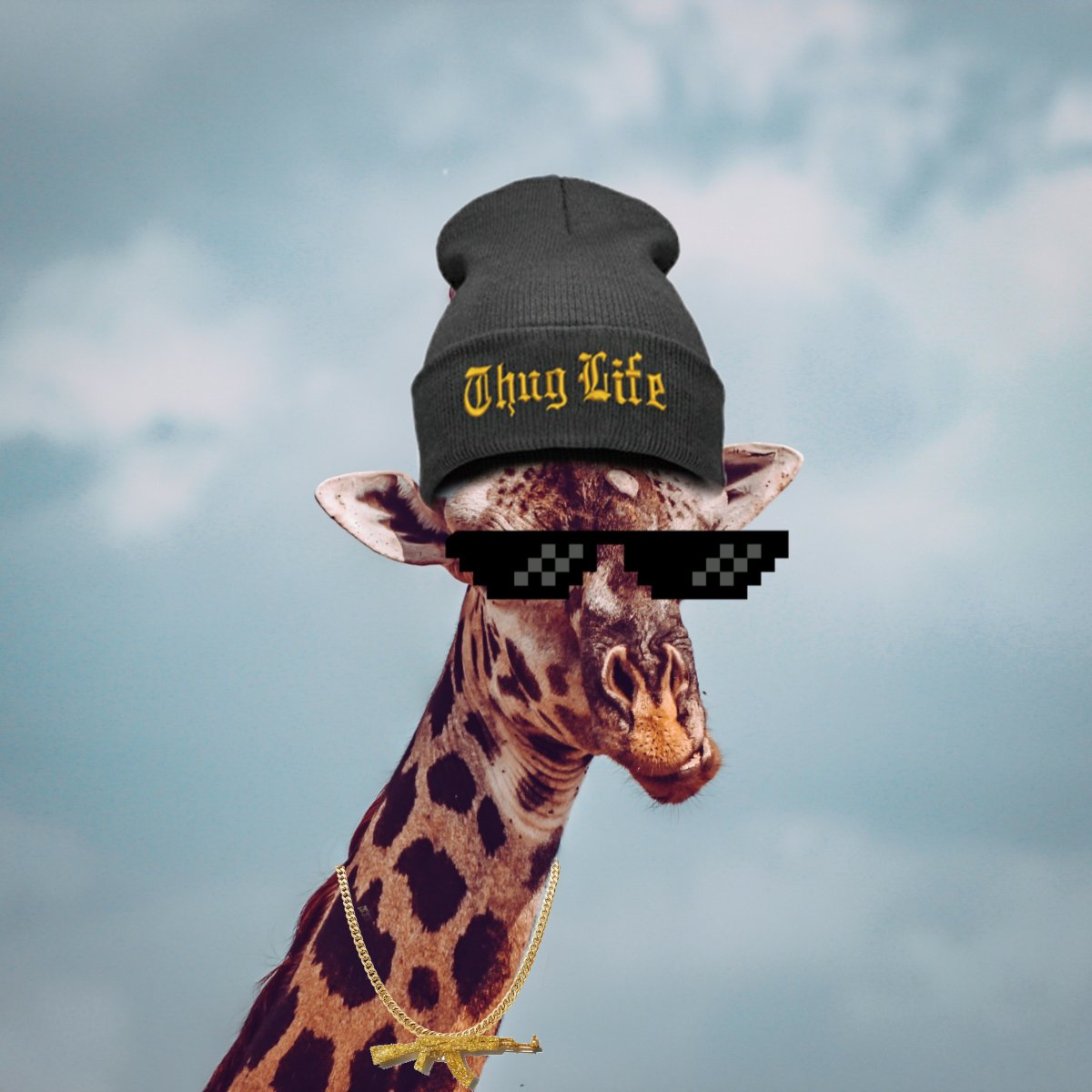 Крутой Жираф в очках