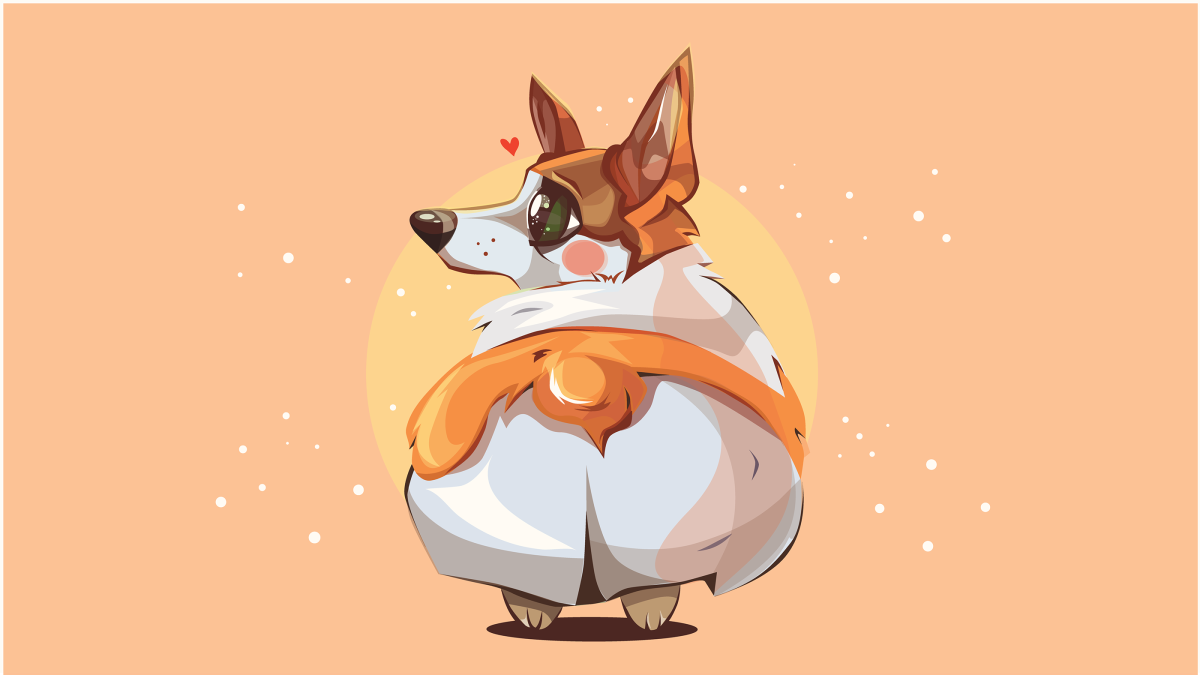 Корги на рабочий стол