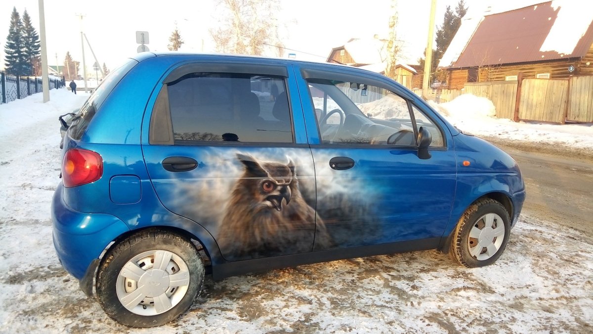 Аэрография Дэу Матиз
