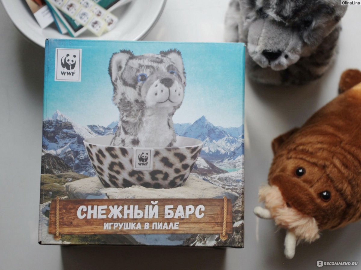 Мягкая игрушка снежный Барс WWF