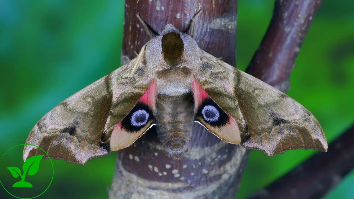 Куколка бабочки винного БРАЖНИКА