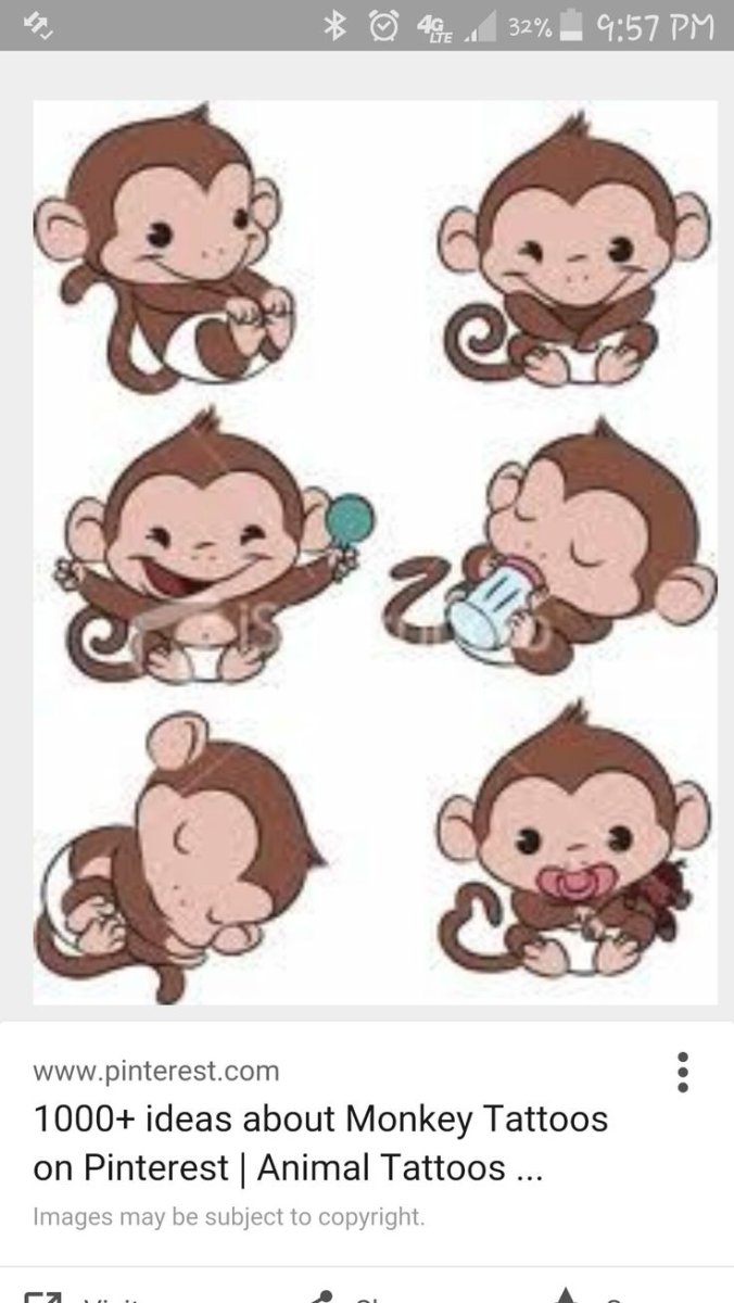 Маленькая смешная обезьянка