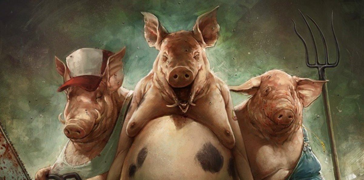 Красивая свинья