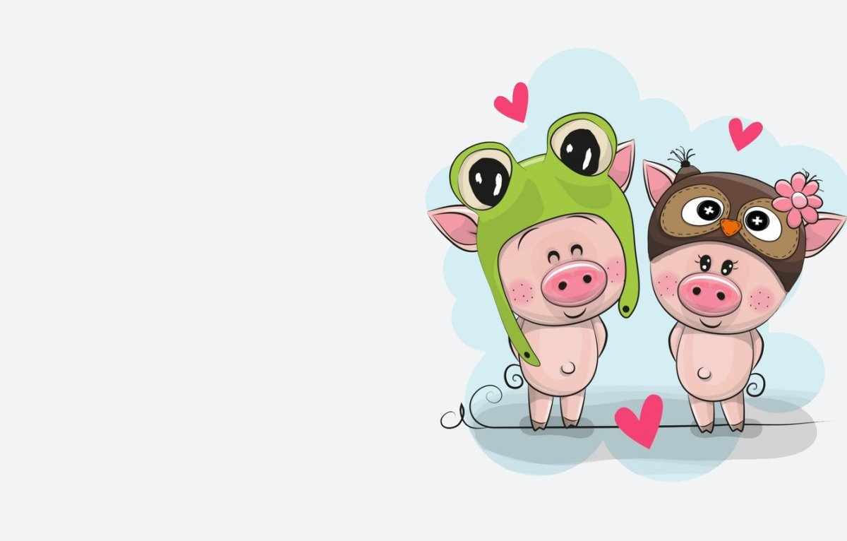 Обои с хрюшкой