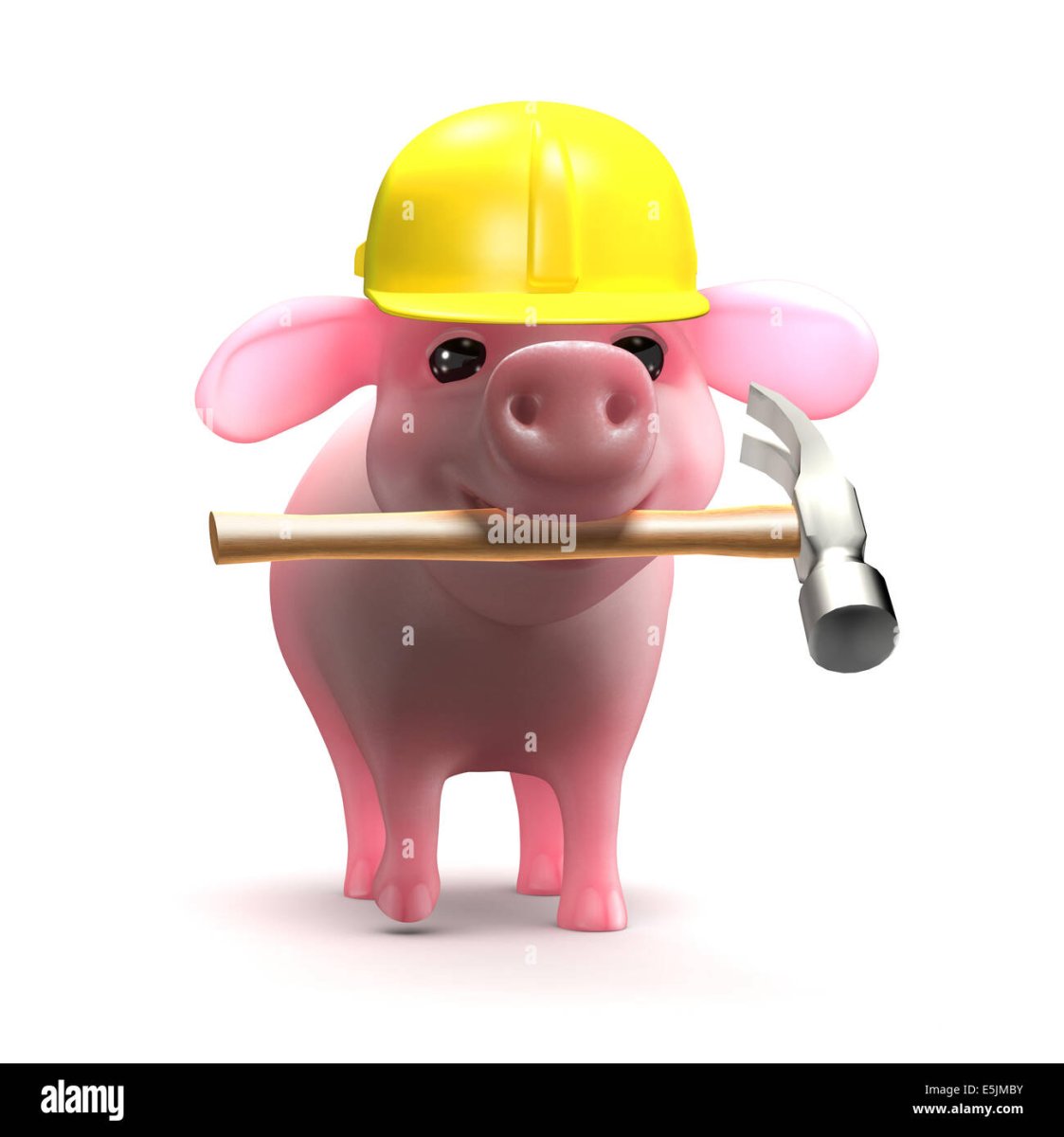 Свинья в каске