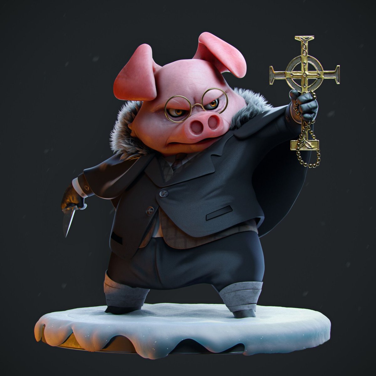 Поросёнок герой