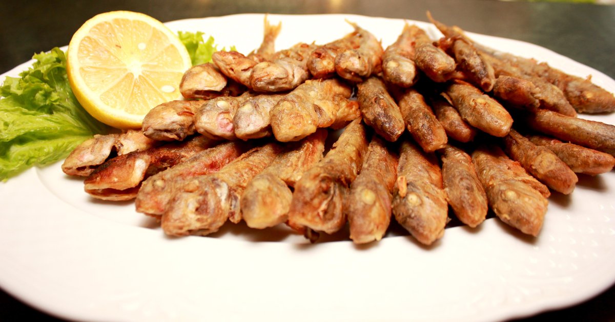 Жареные бычки рыба