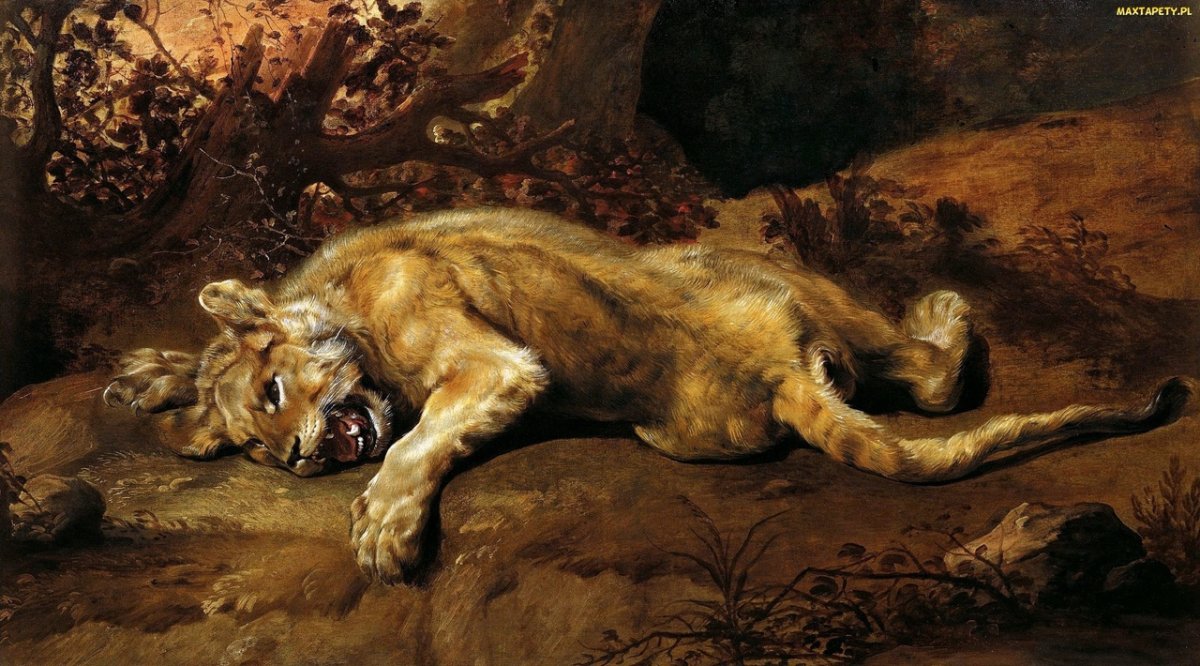 Сюй Бэйхун slave and Lion