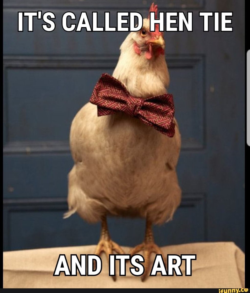 Смешная курица