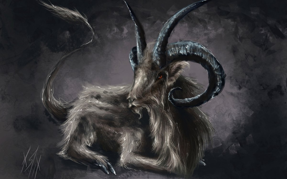 Дагдарион демон козерога