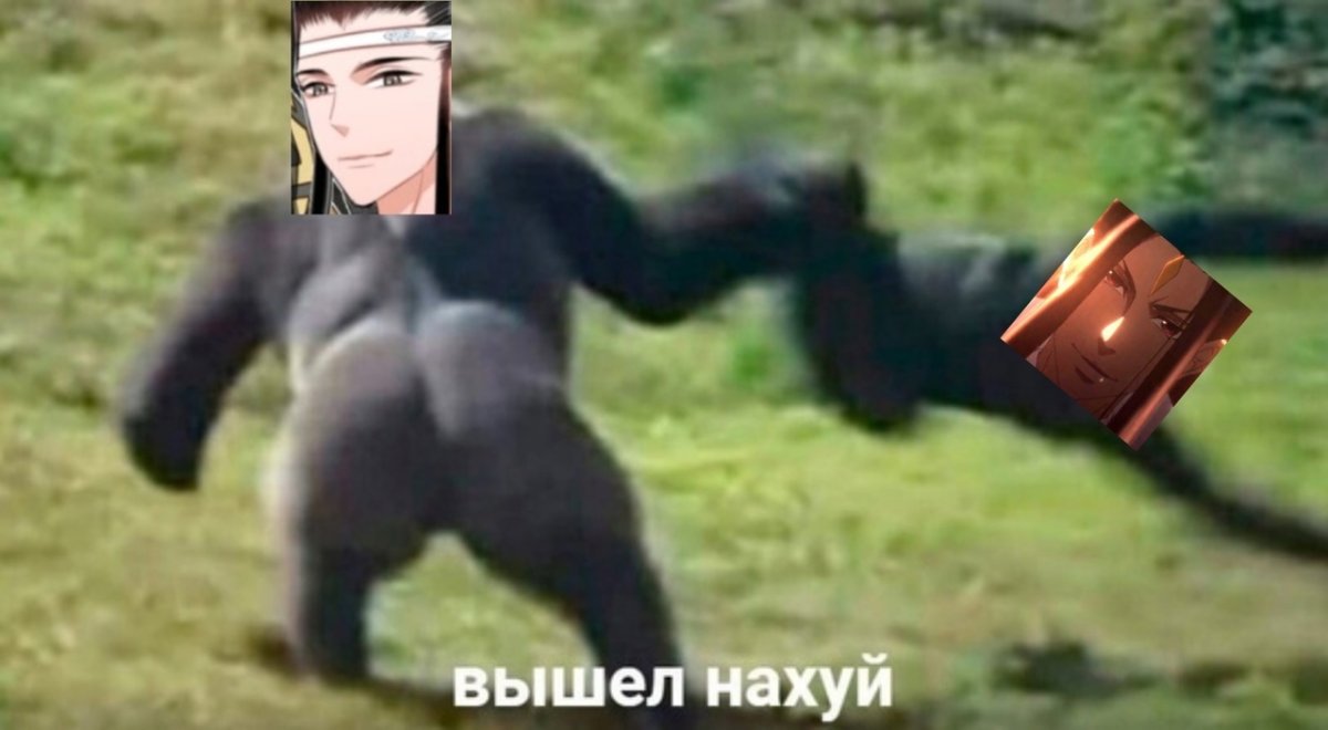 Гориллы дерутся