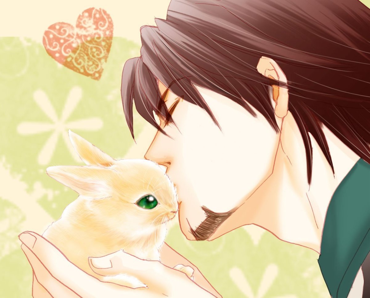 Аниме парень кот