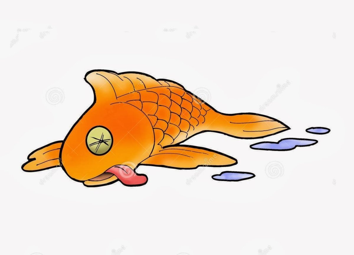 Рыба мертвая мультяшные