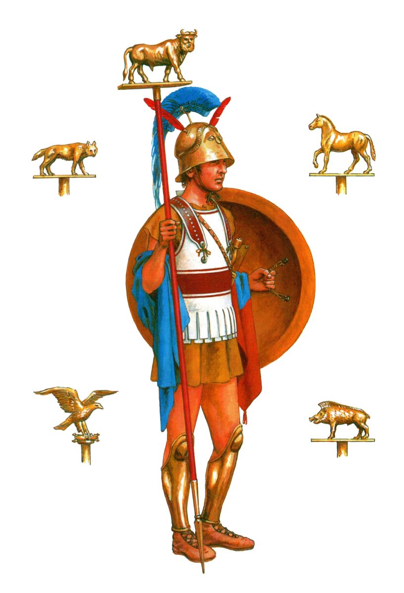 Римские маски легионеров