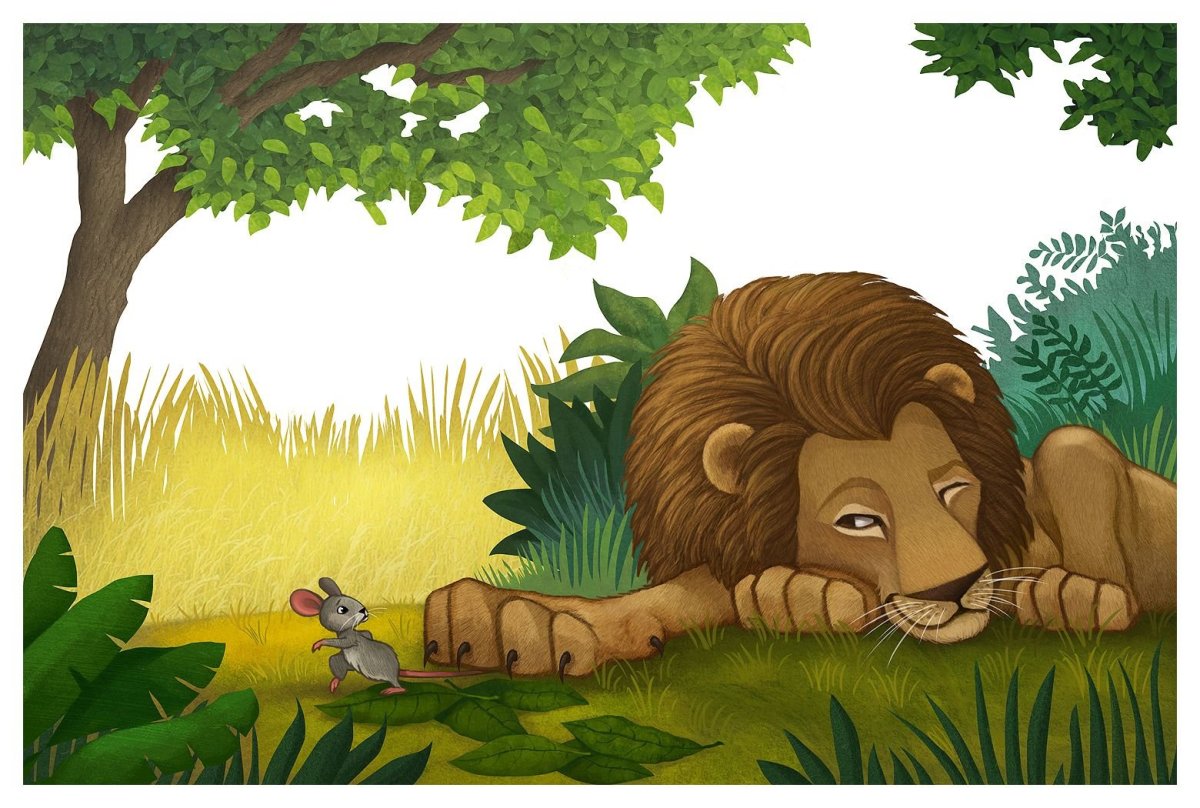 Картинка Lion and Mouse