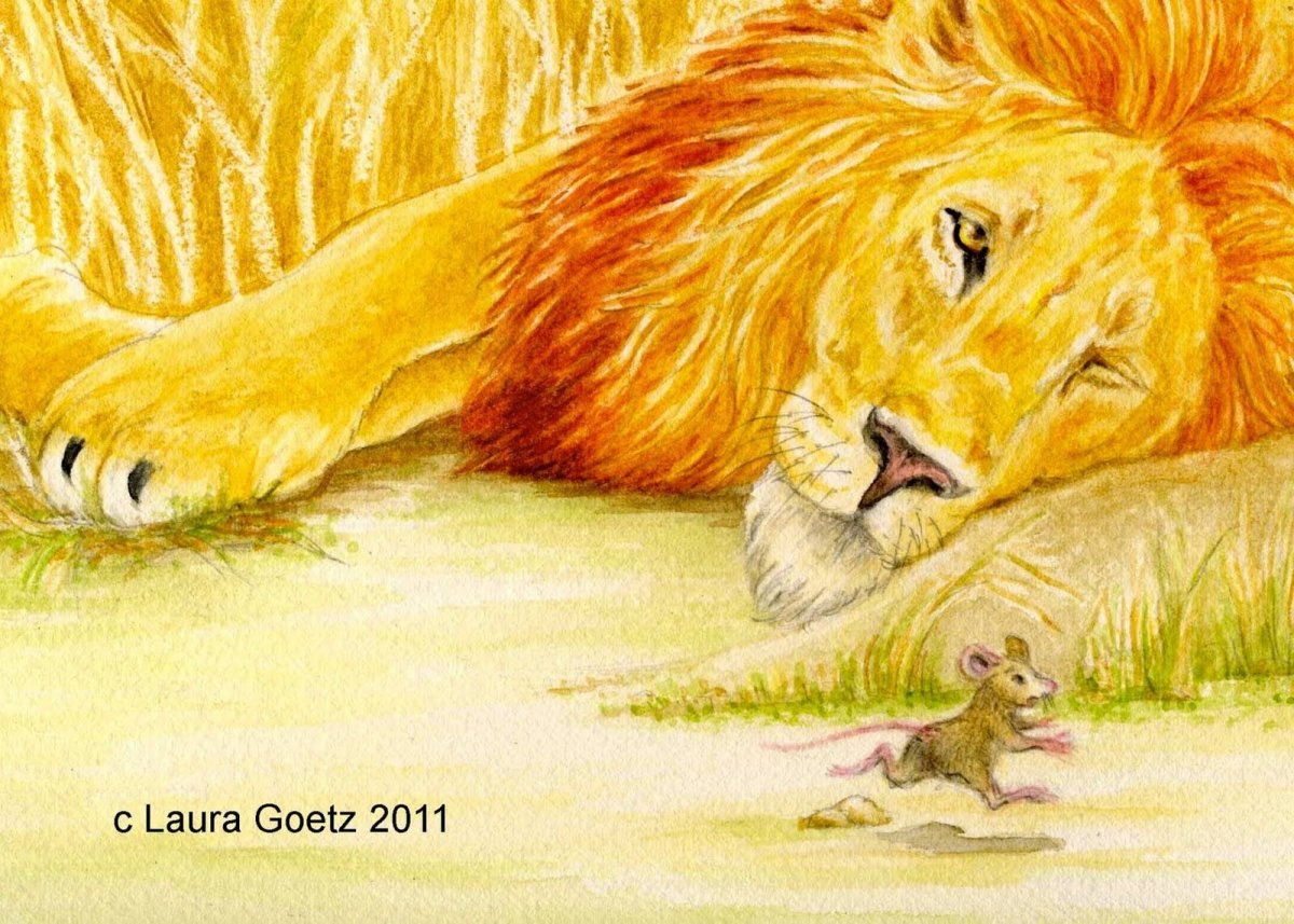 Басня Толстого Лев и мышь