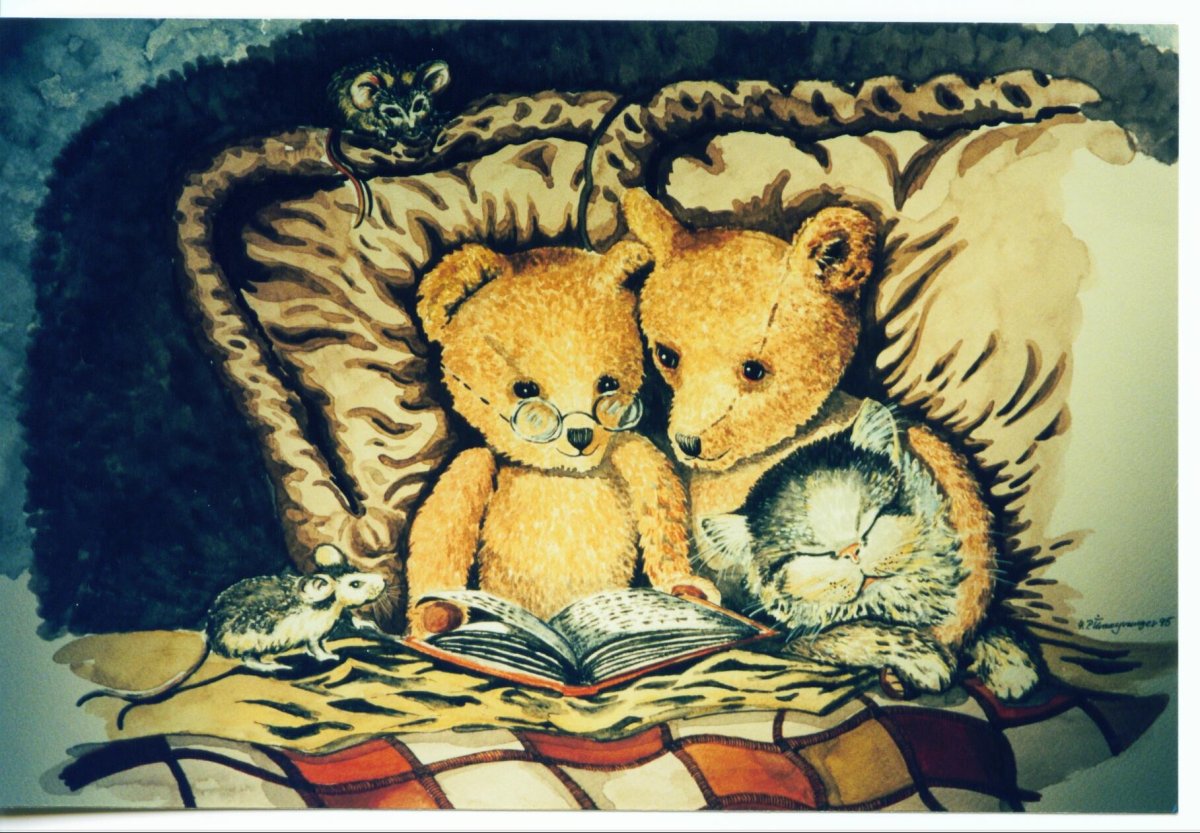 Котенок и Медвежонок