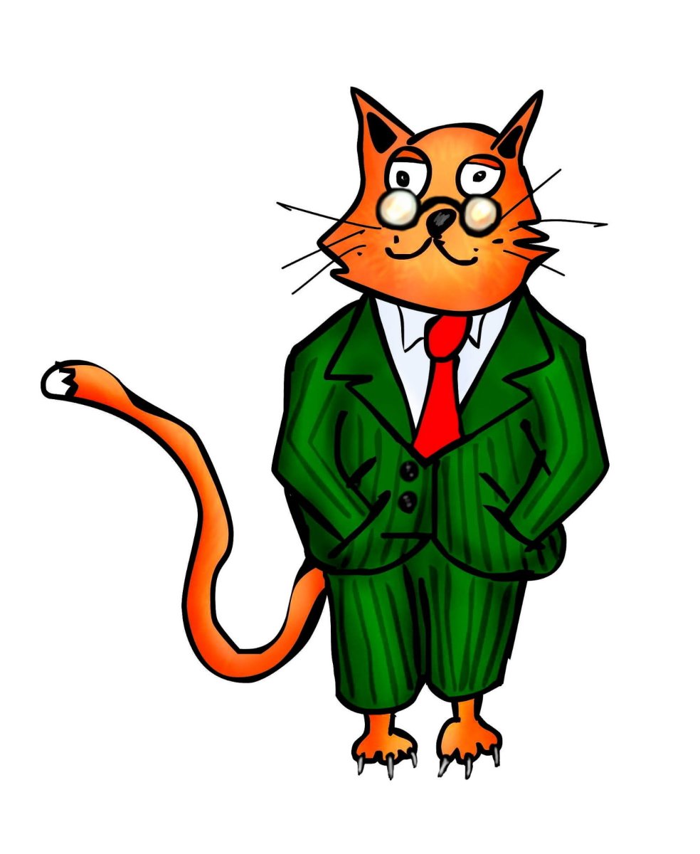 Кошка с книжкой