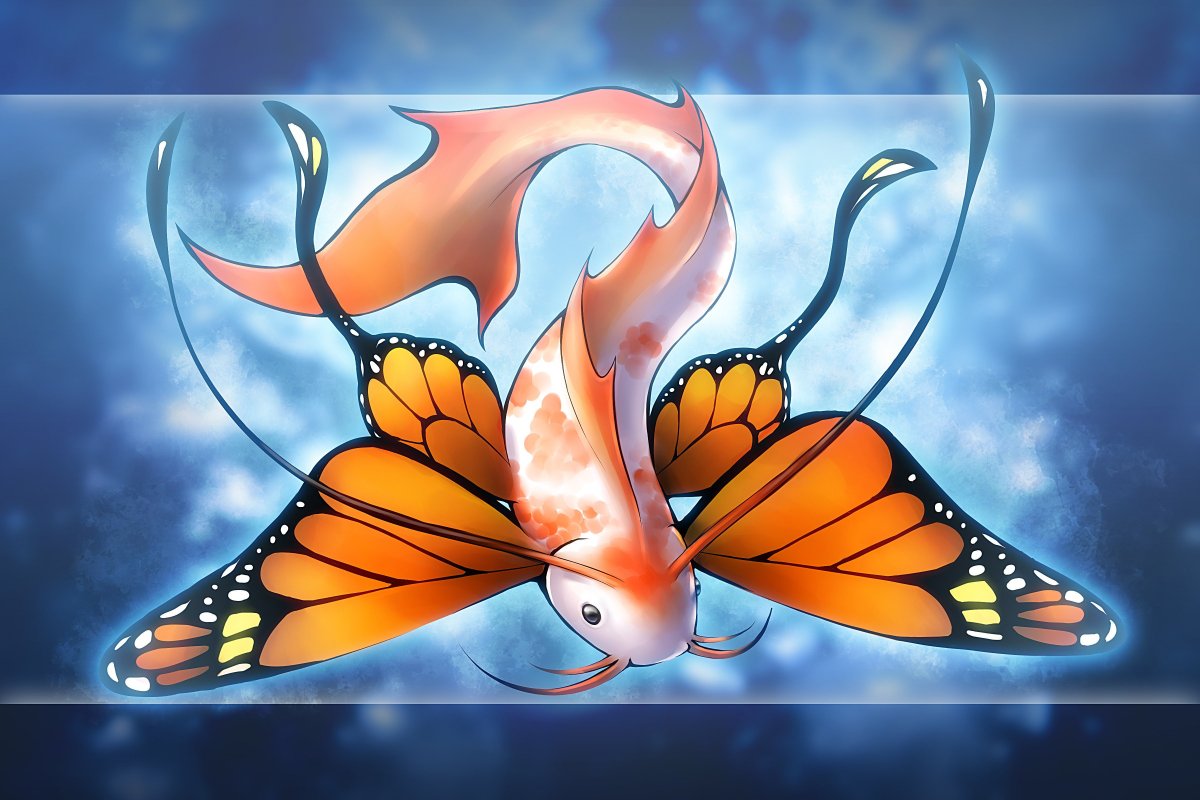 Бабочка Тропическая коричневая