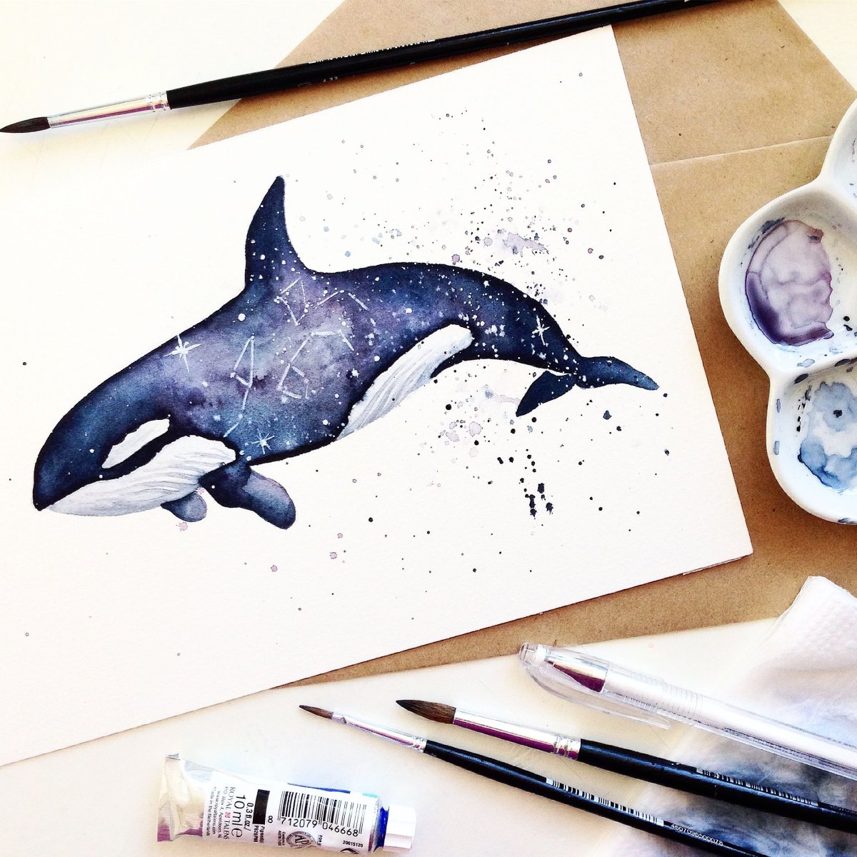 Кит логотип