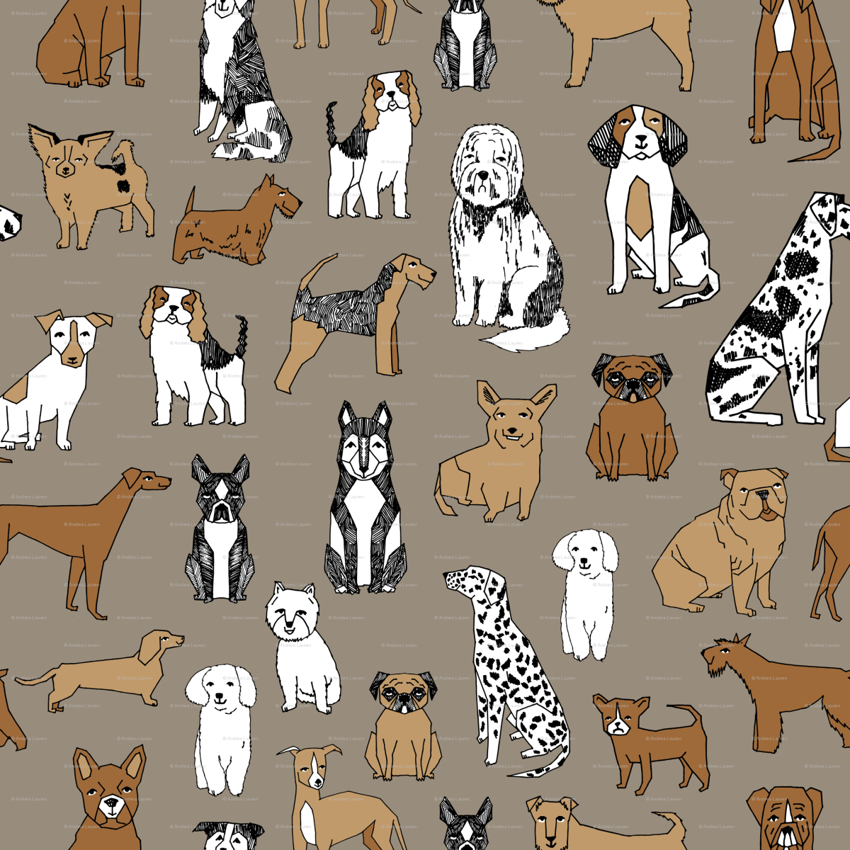 Фон собачки