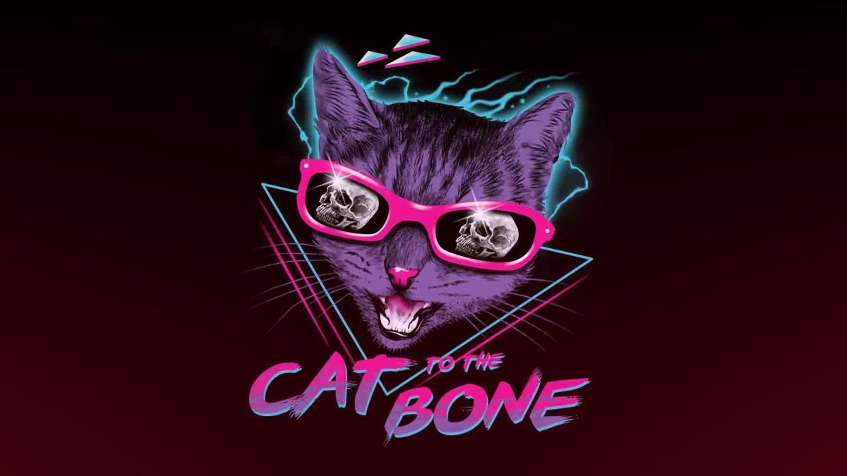 Неоновый кот