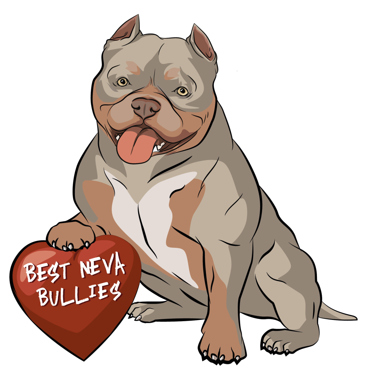 Американский стаффордширский терьер в одежде