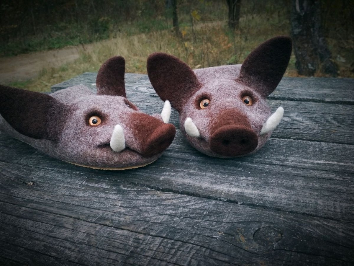 Домашние тапочки крысы