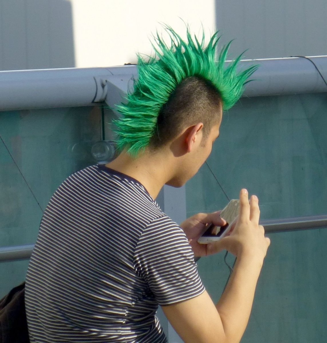 Могавк прическа Моргенштерн