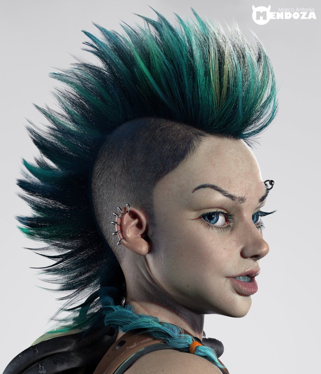 Могавк киберпанк