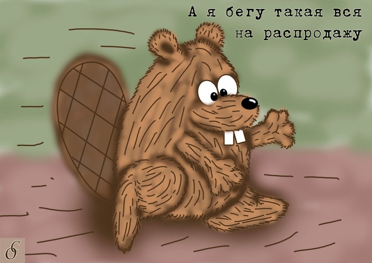 Рисунки Бобров прикольные