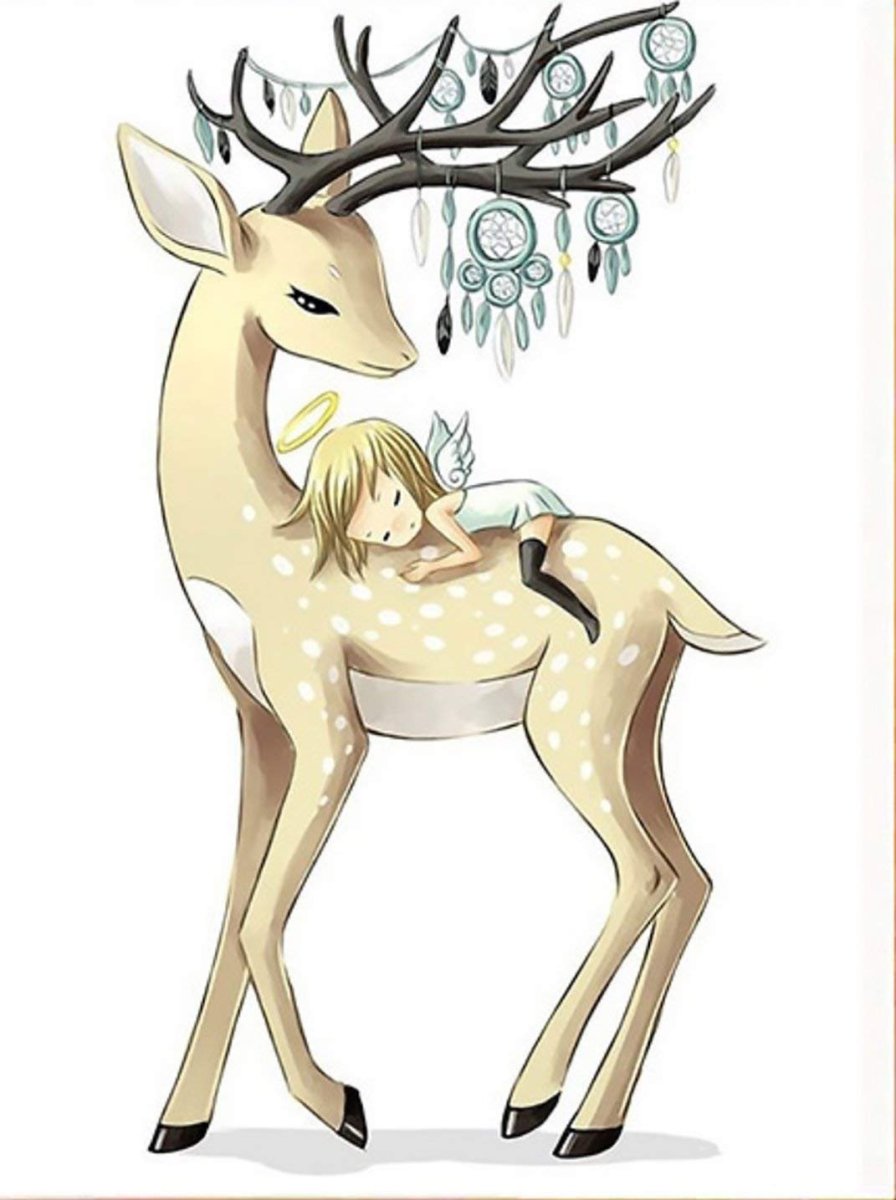 Иллюстрации олень