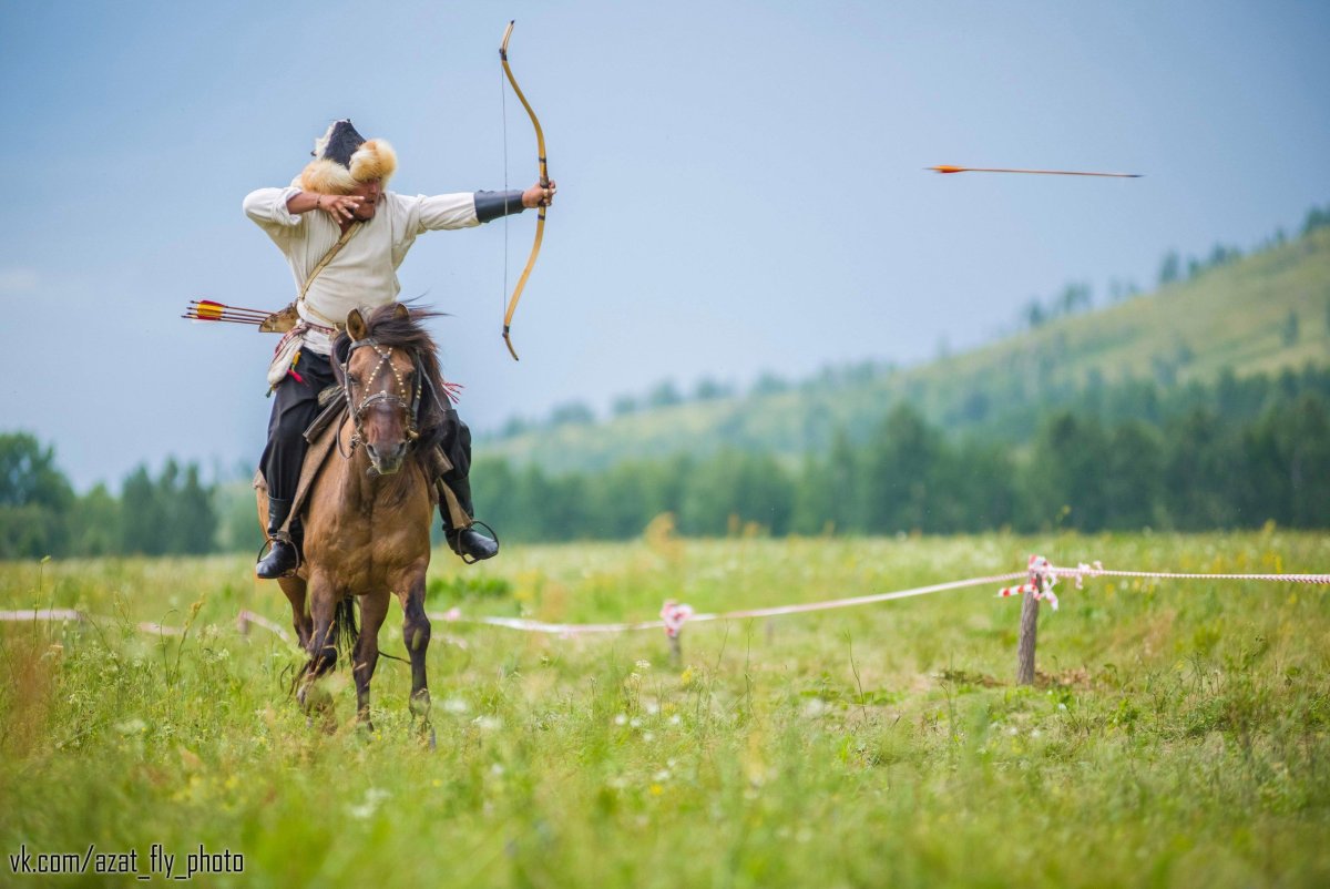 Башкиры в степи