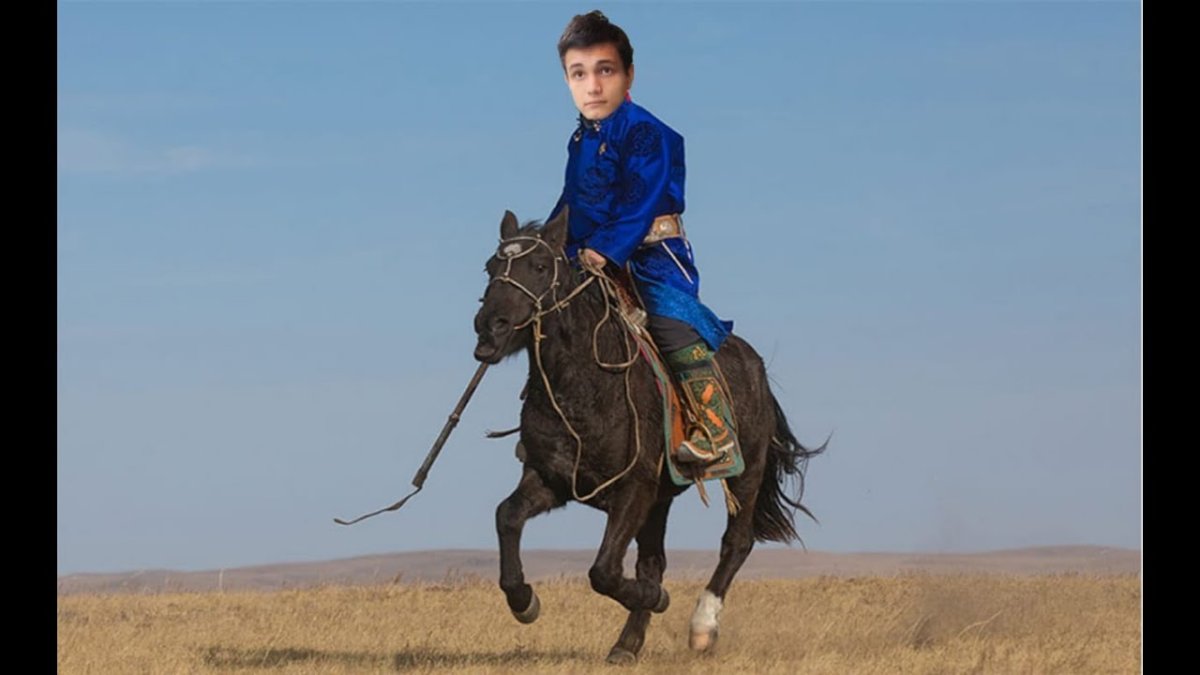 Всадник в степи