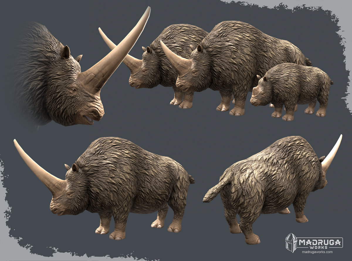 Сибирский Единорог (Elasmotherium)