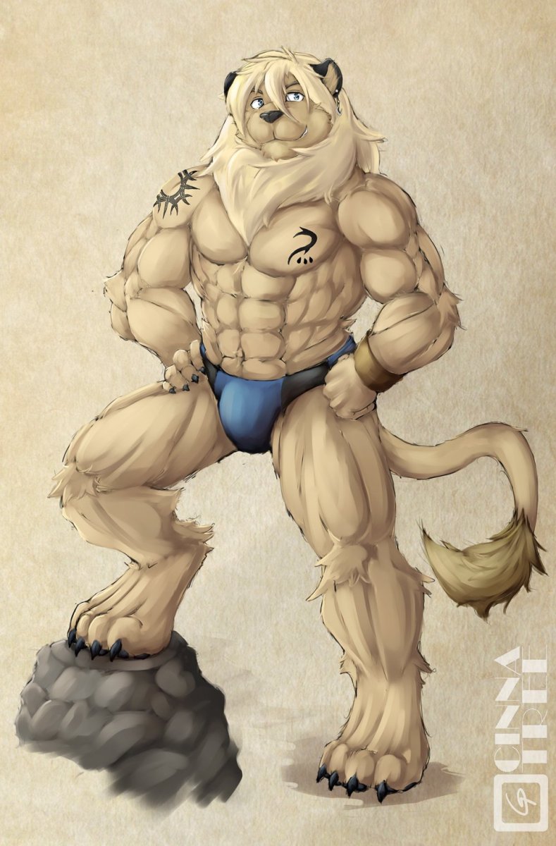 Мускулистый Лев