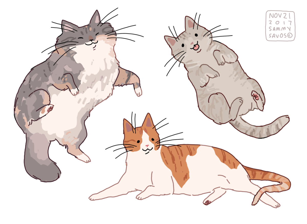 Иллюстрации котов Пинтерест