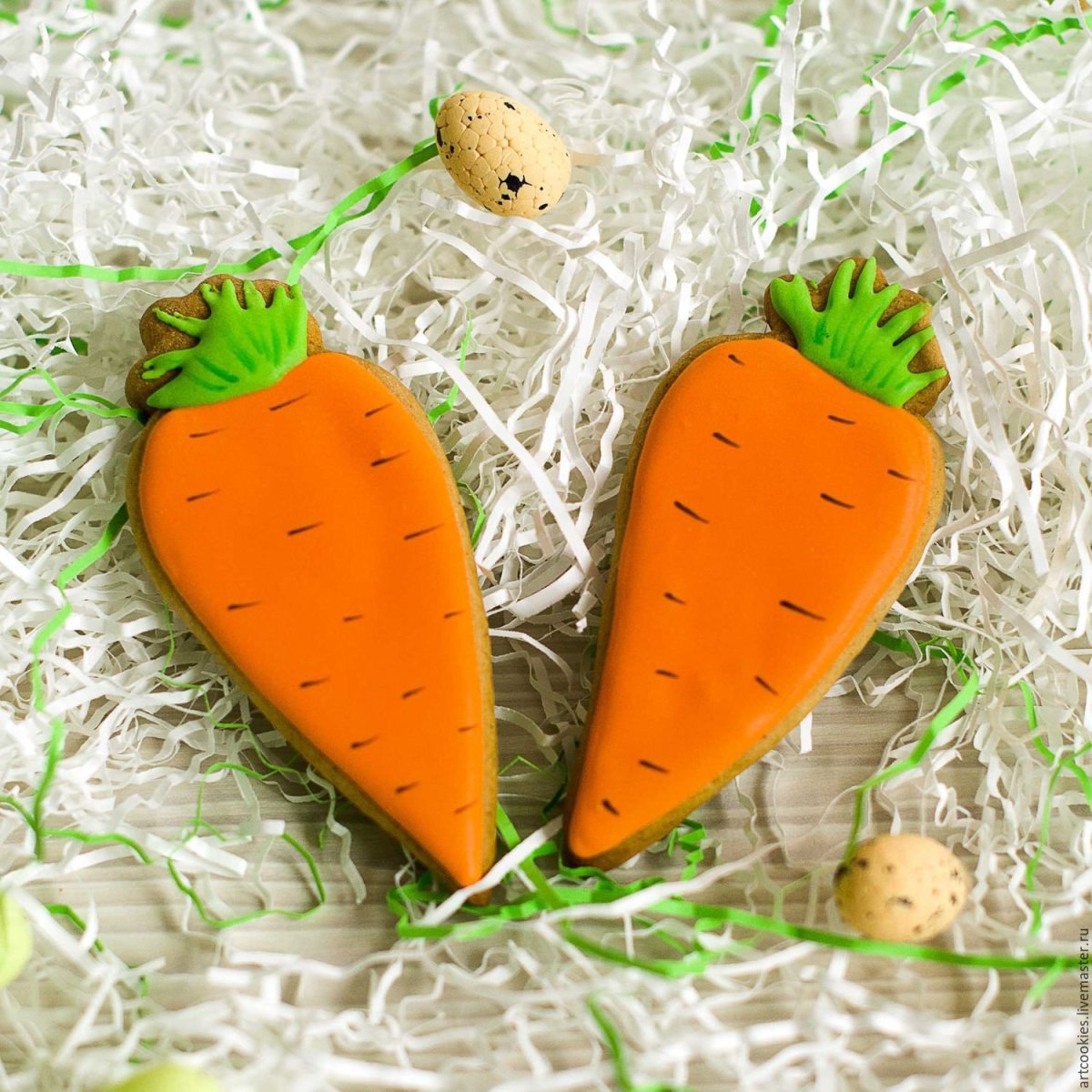 Карвинг листья из моркови