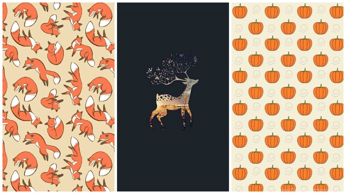 Обои в стиле лиса